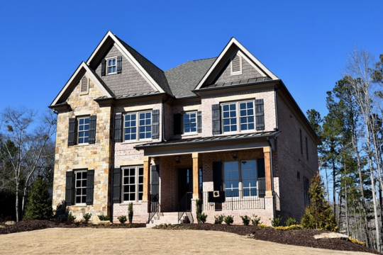 Large house on a hill